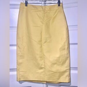 The Limited Yellow Pencil Skirt